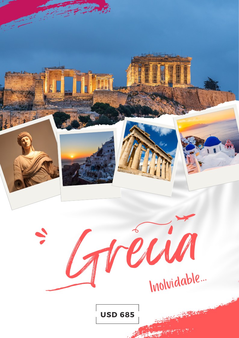 grecia con volando mundo